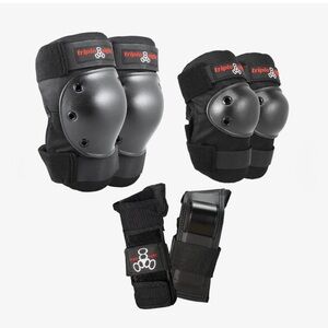 Triple Eight SAVER SERIES PADS 3-PACK - BLACK